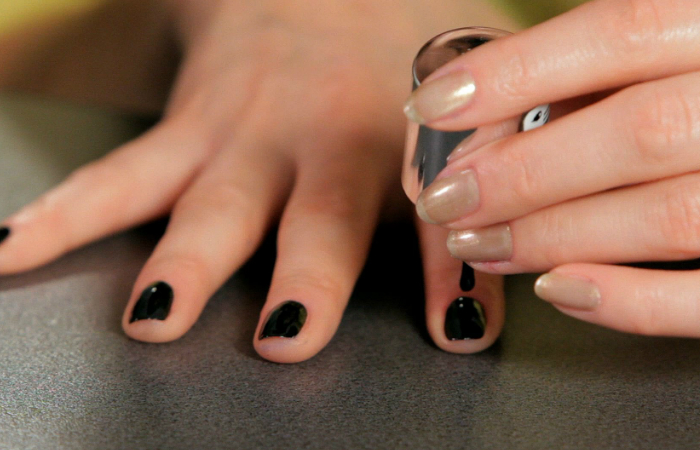 In Or Out?: Black Nail Polish