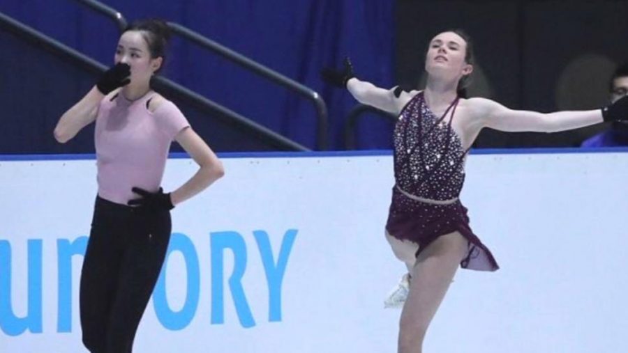 Mariah Bell And Lim Eun-Soo practicing in Saitiama Japan 