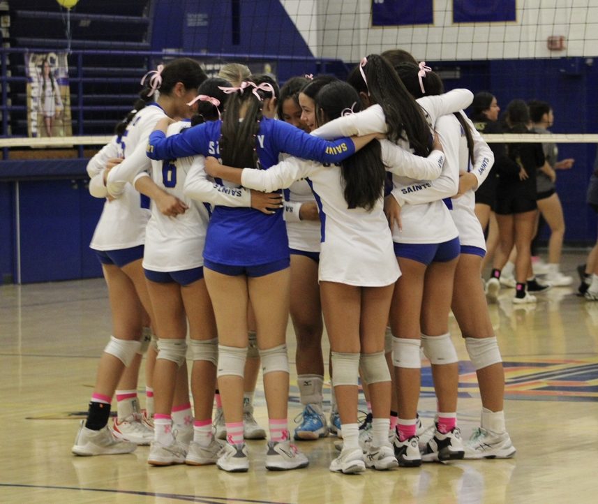 Varsity Volleyball Wins League Completely Undefeated