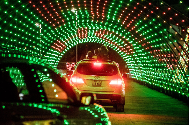 Christmas in Color Drive-through in San dimas via Cleverly Catheryn