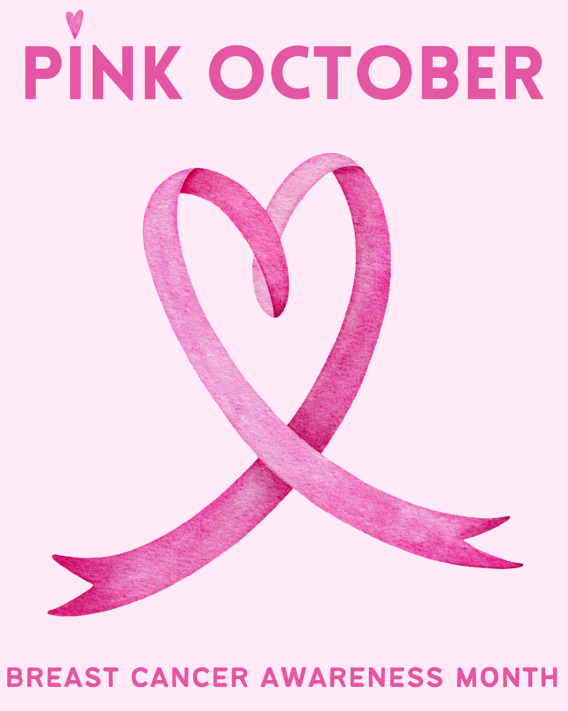 South Loop Elementary School's Poster during Breast Cancer Awareness Month