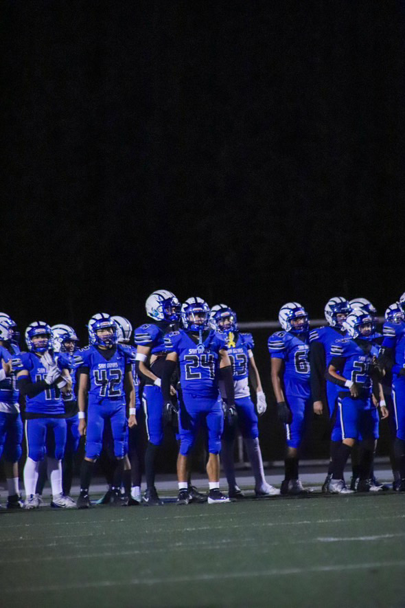 San Dimas lineup walking onto the field 