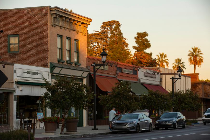 A picture of our beautiful town on a sunny morning.