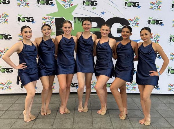 Varsity Contemporary; Victoria Contreras (11th), Camila Martinez (10th), Farrah Carrey (11th), Chloe Yen (12th), Tess Mcdonald (11th), Isabella Leon (11th), Anissa Ghomeshi (9th). 