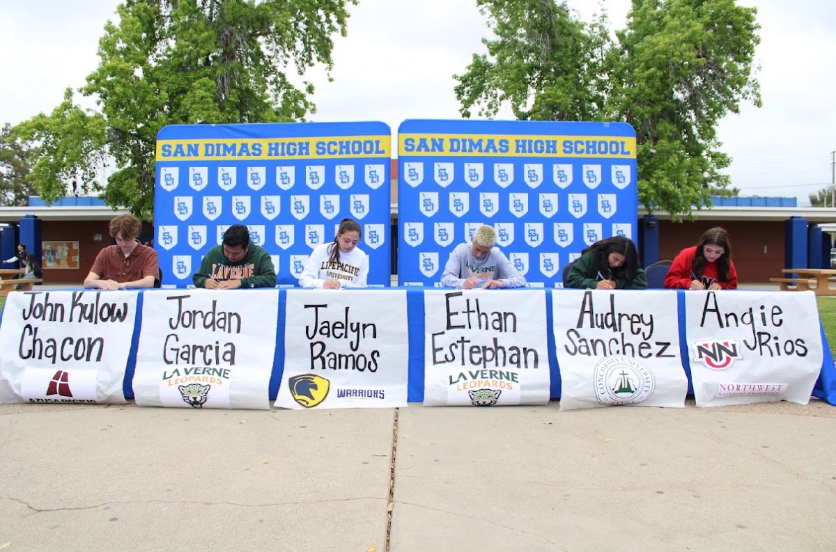 6 San Dimas Seniors sign with their college of the future