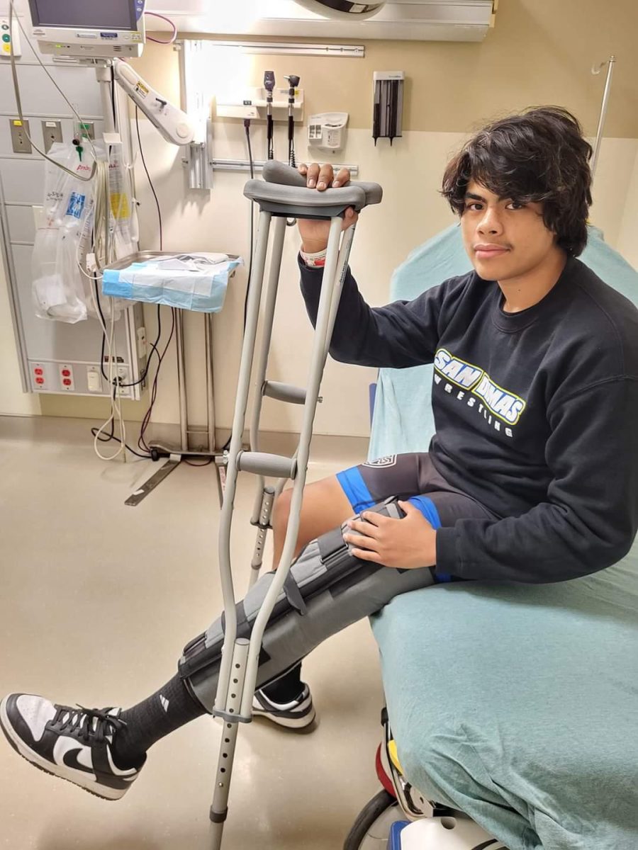 Fabio Lara in the hospital
