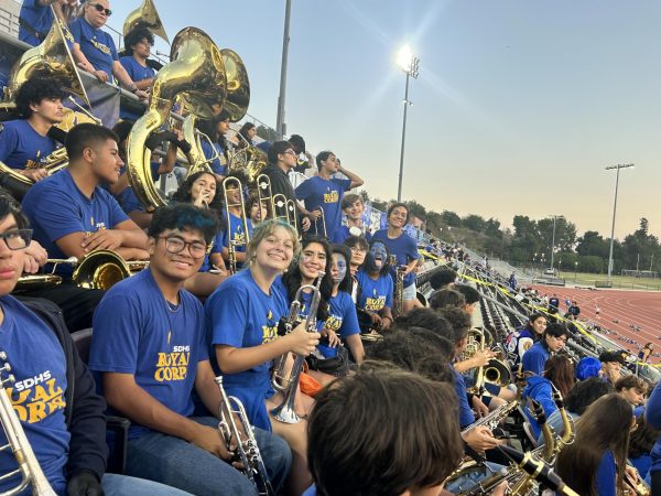 Trumpets at a San Dimas Football Game!