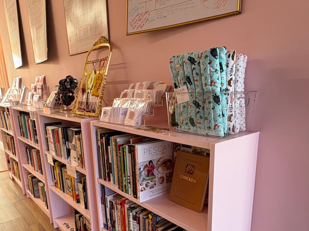 Bookshelf inside the store!